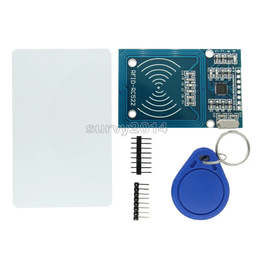

1 Set MFRC-522 RC-522 RC522 RFID Wireless IC Module S50 Fudan SPI Writer Reader Card Key Chain Sensor Kits 13.56Mhz For Arduino