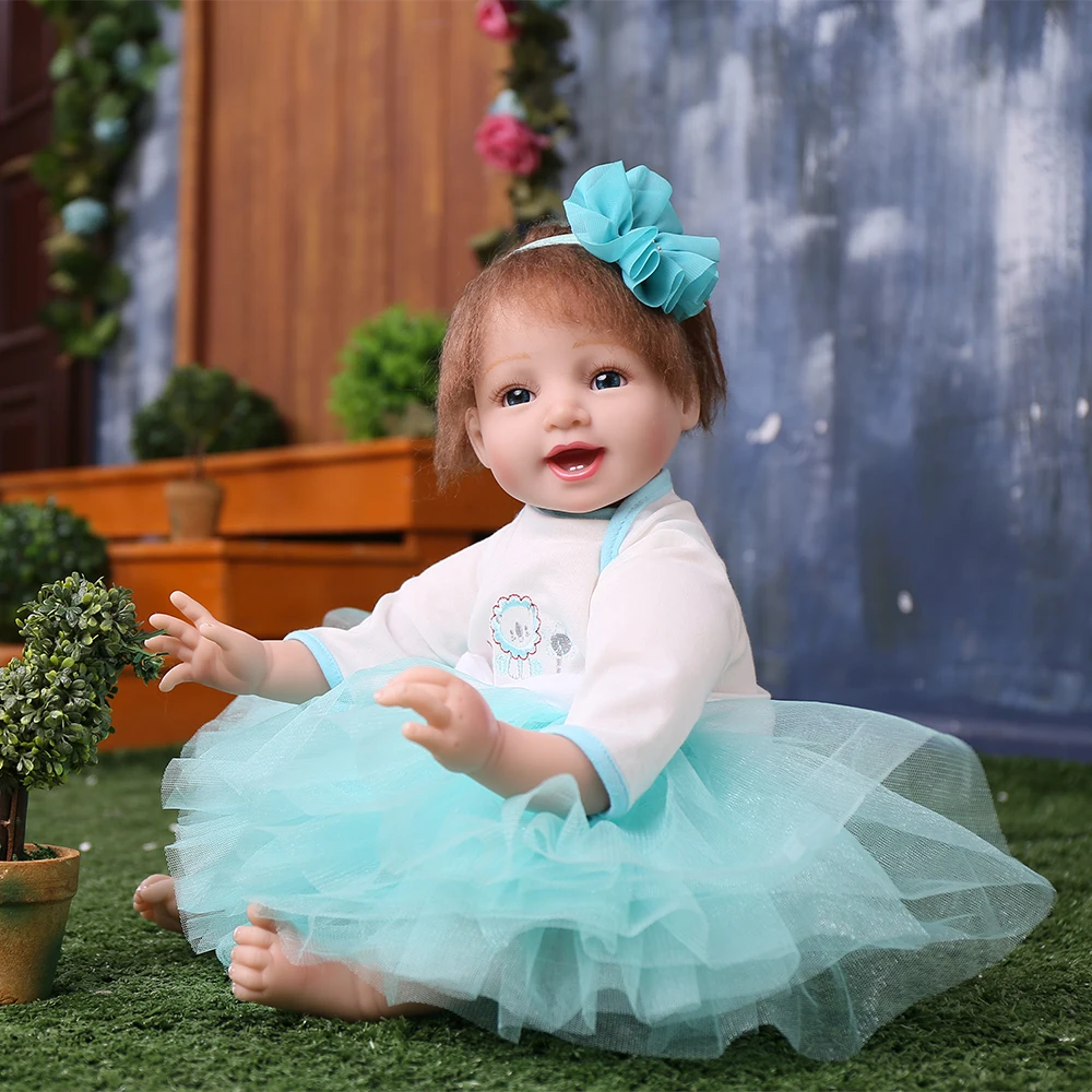 Кукла реборн виниловая Реалистичная силиконовая, 55 см 
Кукла реборн виниловая Реалистичная силиконовая, 55 см