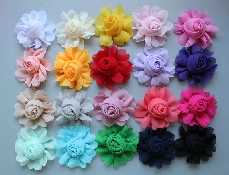 2017 600pcs/lot DIY 8CM Beautiful chiffon Hair Flowers For Hairbow Chiffon Artificial Flower WITHOUT Clip Garment Accessoires
2017 600pcs/lot DIY 8CM Beautiful chiffon Hair Flowers For Hairbow Chiffon Artificial Flower WITHOUT Clip Garment Accessoires