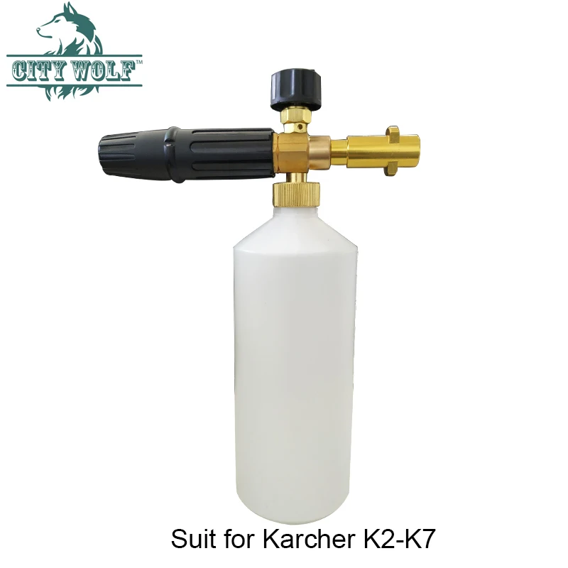 City Wolf high presure snow foam lance foam gun for Karcher K2 K3 K4 K5 K6 K7 High Pressure Cleaners
City Wolf high presure snow foam lance foam gun for Karcher K2 K3 K4 K5 K6 K7 High Pressure Cleaners