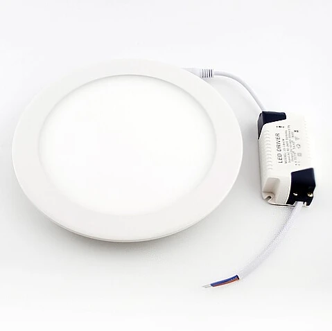 

Round Led Panel Light SMD 2835 3W 6W 9W 12W 15W 18W 20W AC 85-265V Led Ceiling Recessed lamp Led downlight+driver for indoor
