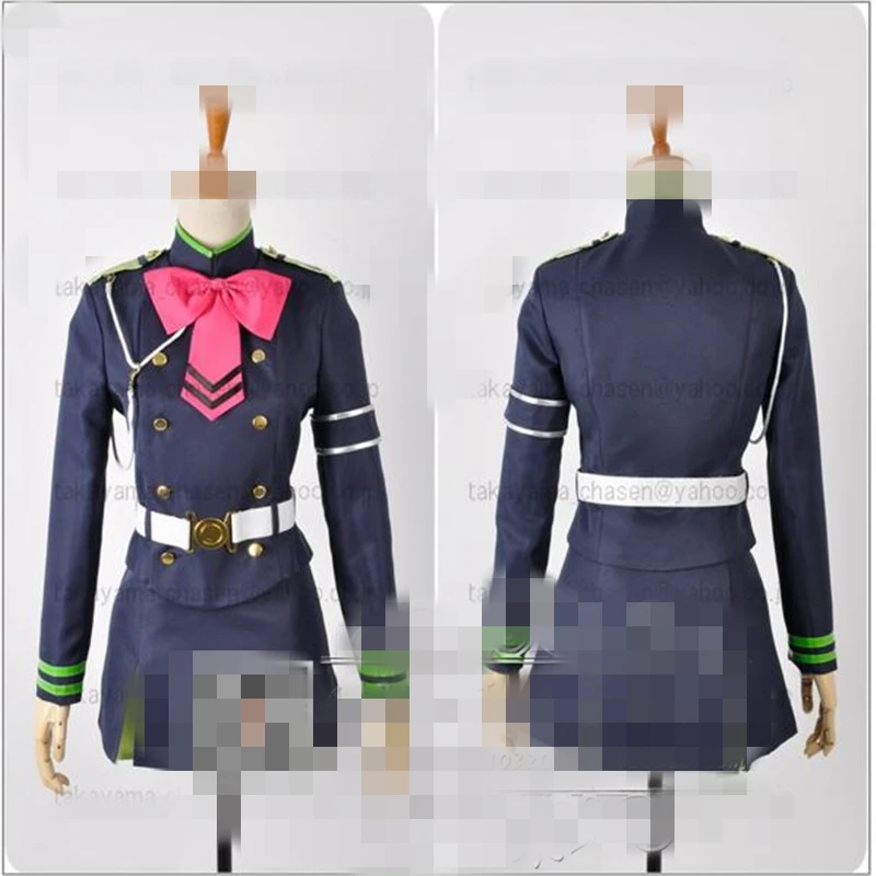 Anime Cosplay Costume Seraph of the end Mitsuba Sangu Hiiragi Shinoa Dress women Dress Z
Anime Cosplay Costume Seraph of the end Mitsuba Sangu Hiiragi Shinoa Dress women Dress Z