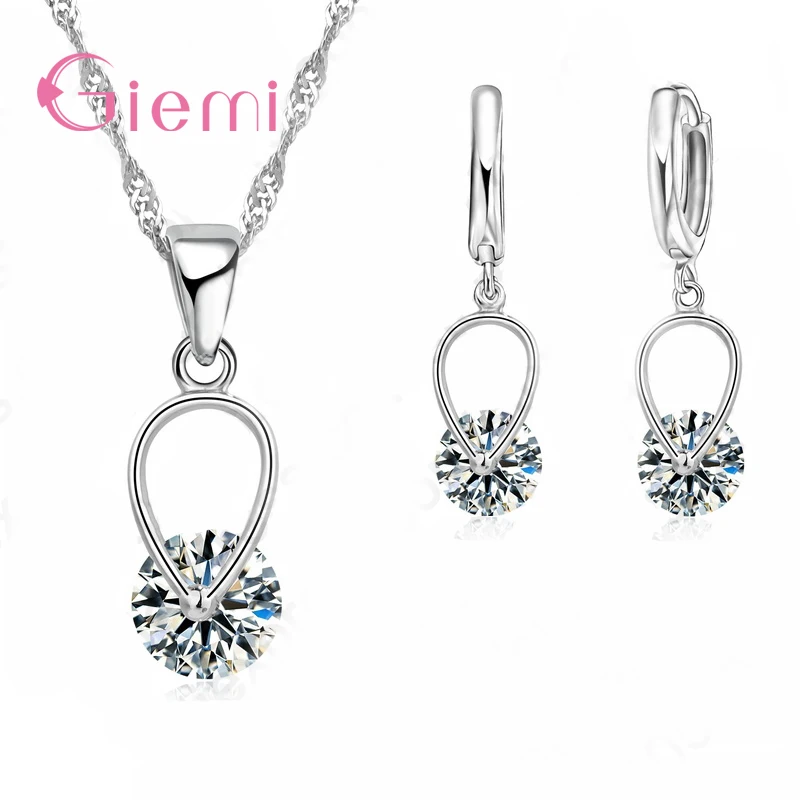 Shiny Jewelry Sets 925 Sterling Silver Jewelry Decoration For Women Earrings/Pendant//Necklace Set Cubic Zirconia Bijoux
Shiny Jewelry Sets 925 Sterling Silver Jewelry Decoration For Women Earrings/Pendant//Necklace Set Cubic Zirconia Bijoux