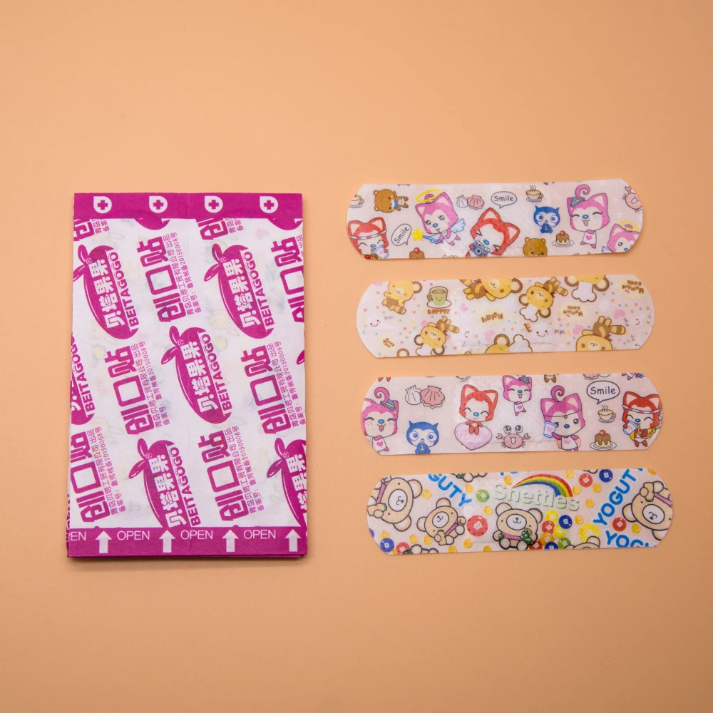 50Pcs Band aid Sterile Cartoon Bandage Hemostasis Stickers Adhesive Bandages First Aid For Kids Children Health C1202
50Pcs Band aid Sterile Cartoon Bandage Hemostasis Stickers Adhesive Bandages First Aid For Kids Children Health C1202