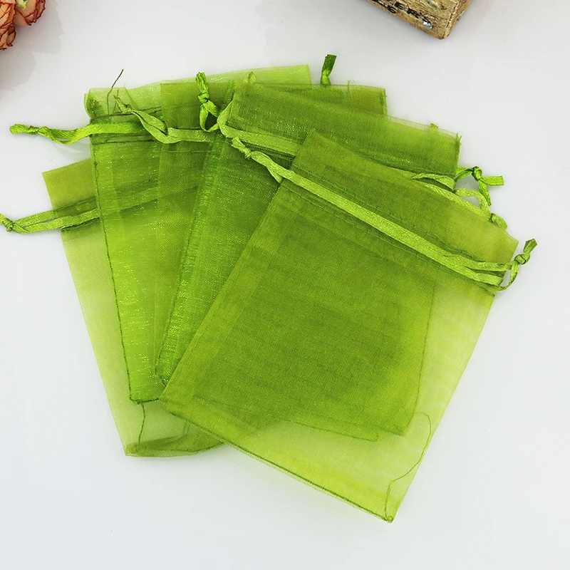 Wholesale 100pcs/lot 20x30cm Olive Green Organza Bag Tull Sheer Bolsa Gift Bag Favor Cosmetics Jewelry Packaging Bags & Pouches
Wholesale 100pcs/lot 20x30cm Olive Green Organza Bag Tull Sheer Bolsa Gift Bag Favor Cosmetics Jewelry Packaging Bags & Pouches