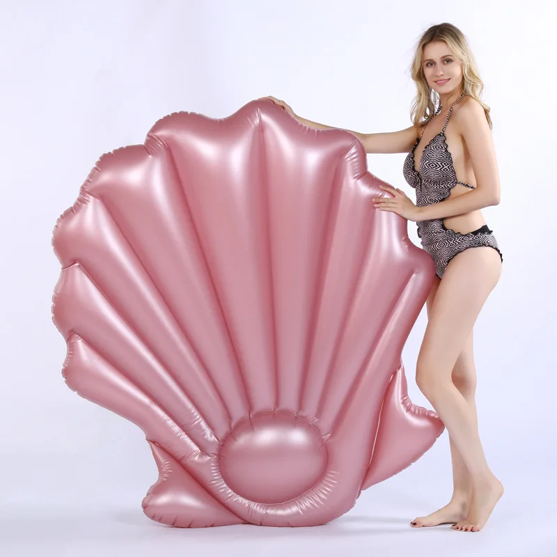 150*145cm Rose Gold Shell Float Gaint Inflatable Swimming Ring Float Tube Raft Adult Ride-On Water Party Outdoor Fun Toy Piscina
150*145cm Rose Gold Shell Float Gaint Inflatable Swimming Ring Float Tube Raft Adult Ride-On Water Party Outdoor Fun Toy Piscina