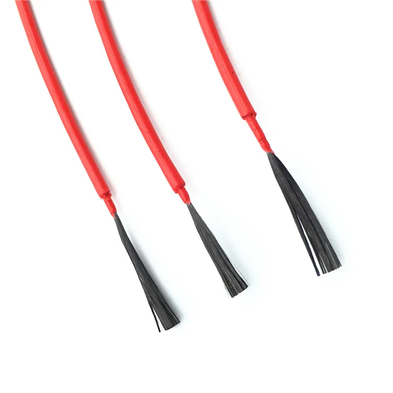 

Нагревательные Кабели для пола из углеродного волокна, 25 м, 24 К, 18,5 Ом, внешний диаметр 2,5 мм, высокотемпературный кабель
