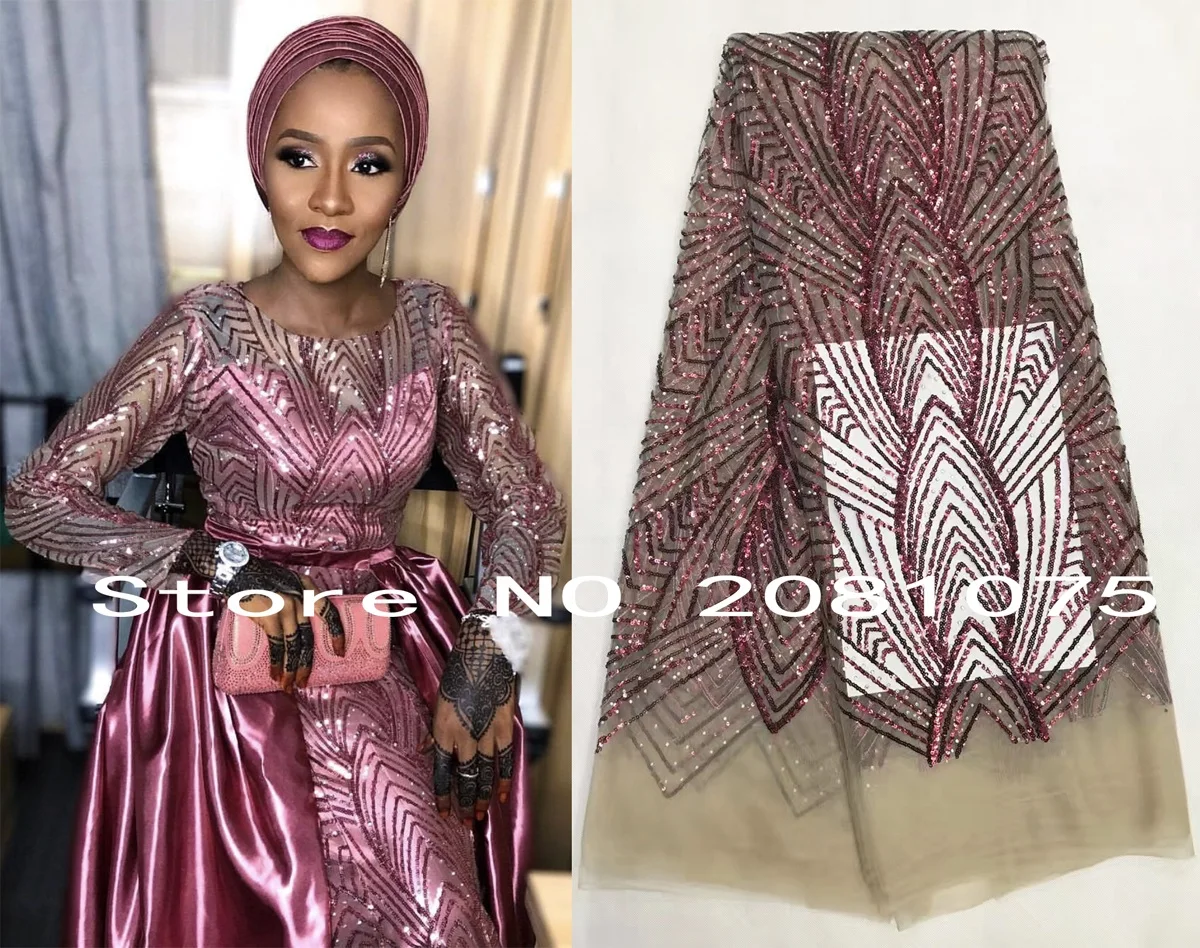 High Quality Pink African Lace Fabric Sequins French Tulle Lace Fabric 2018 Latest Arrival Hot Sale 5 Yards for Dress ALC-J003
High Quality Pink African Lace Fabric Sequins French Tulle Lace Fabric 2018 Latest Arrival Hot Sale 5 Yards for Dress ALC-J003