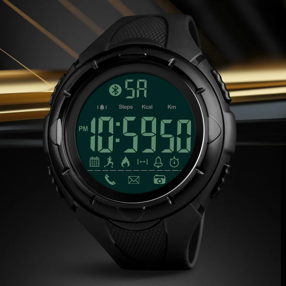 SKMEI Brand Bluetooth Smart Watch For Apple IOS Android Digital Smartwatch 50M Waterproof Fashion Pedometer Sport Watch For Men
SKMEI Brand Bluetooth Smart Watch For Apple IOS Android Digital Smartwatch 50M Waterproof Fashion Pedometer Sport Watch For Men