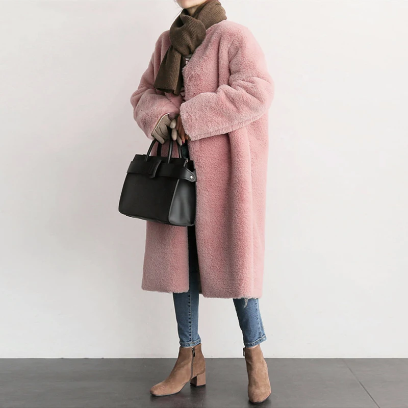 Korea Style Leopard Warm Winter Faux Fur Coat Women Elegant Pink Soft Long Jacket Female Casual Autumn Coat Cardigan
Korea Style Leopard Warm Winter Faux Fur Coat Women Elegant Pink Soft Long Jacket Female Casual Autumn Coat Cardigan