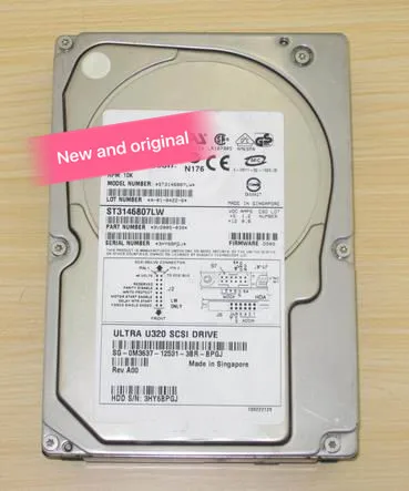100%New In box 3 year warranty ST3146807LW 146G 68Pin SCSI U320 10K Need more angles photos, please contact me
100%New In box 3 year warranty ST3146807LW 146G 68Pin SCSI U320 10K Need more angles photos, please contact me