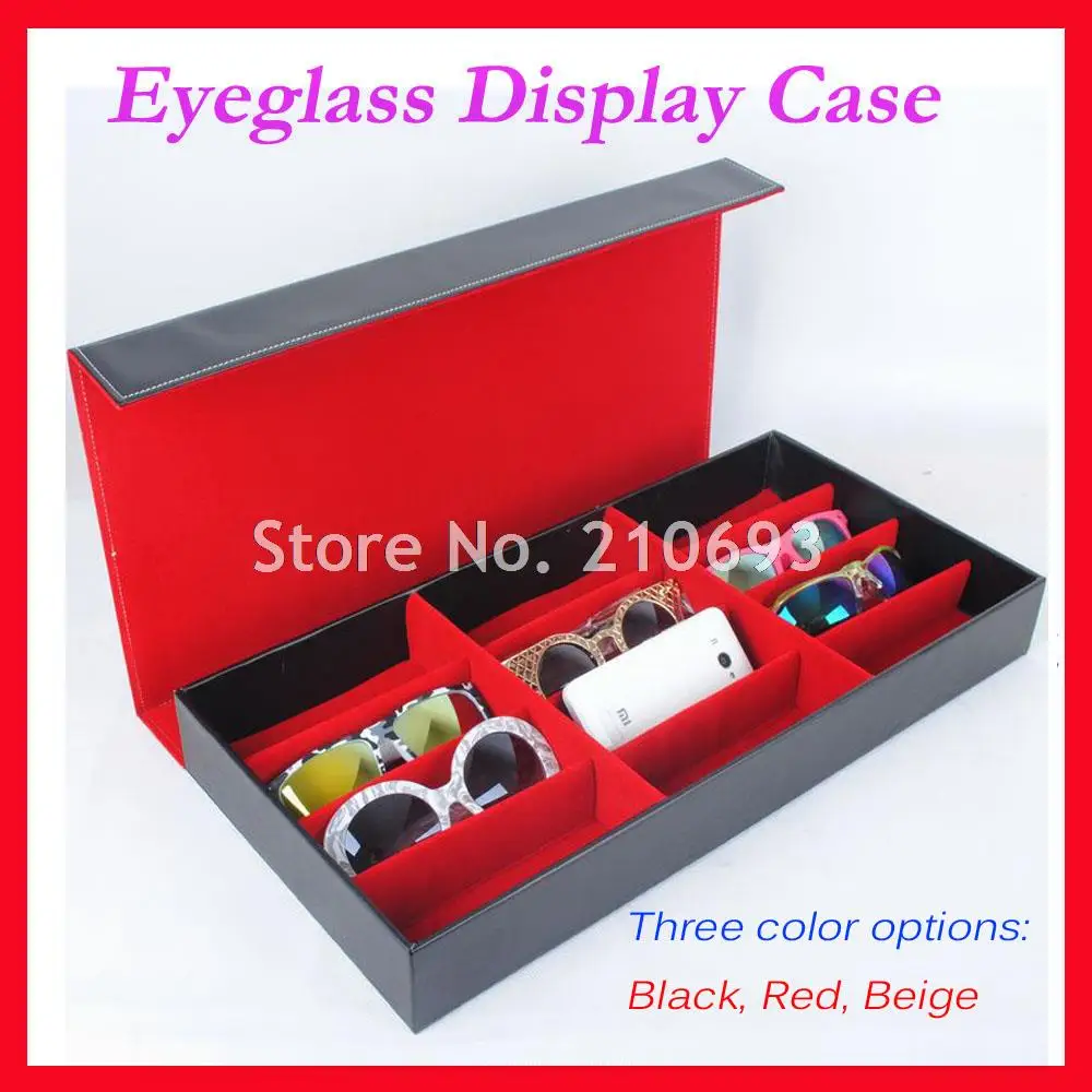 12E High-grade Pu Eyeglass Eyewear Sunglasses Display Case Glasses Storage box Tray Hold12pcs of sunglass free shipping
12E High-grade Pu Eyeglass Eyewear Sunglasses Display Case Glasses Storage box Tray Hold12pcs of sunglass free shipping