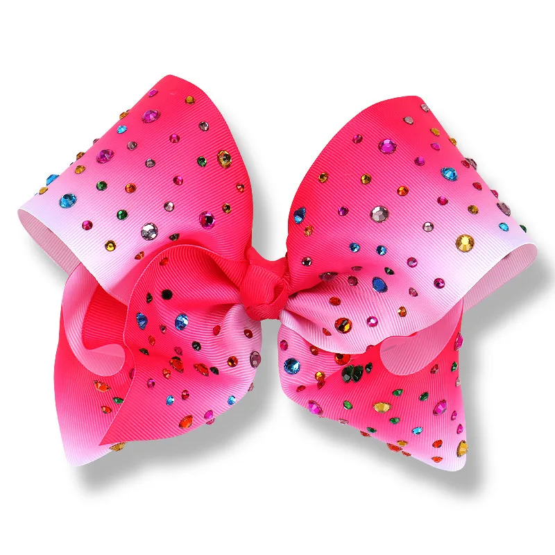 8pcs Big bowknot hairpins with multicolor full diamond girl barrette large colorful bow hair clip jo jo Hair Accessories
8pcs Big bowknot hairpins with multicolor full diamond girl barrette large colorful bow hair clip jo jo Hair Accessories