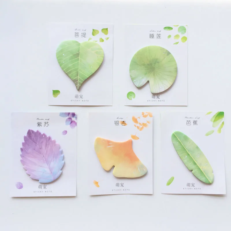 1pc 30 PagesNatural Plant Leaves Shaped Series Memo Pads Green Plant Marker Message Sticky Notes School Office Supply Stationery
1pc 30 PagesNatural Plant Leaves Shaped Series Memo Pads Green Plant Marker Message Sticky Notes School Office Supply Stationery