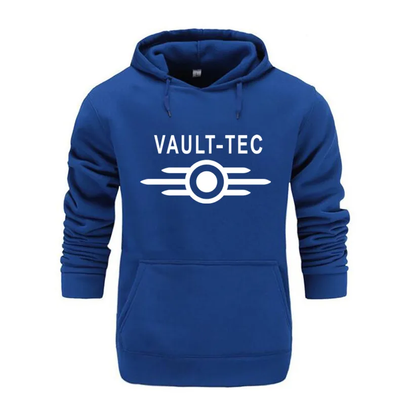 Толстовка мужская с капюшоном брендовая повседневная одежда логотипом Vault Tec для