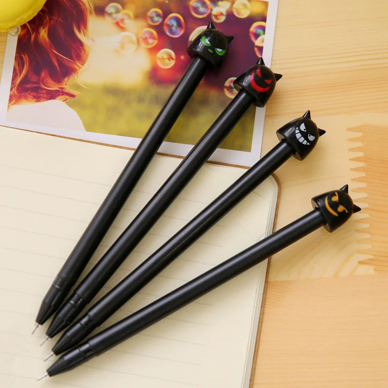 4pcs/lot Black Devil Pen for Kids Prize , 0.38mm Black Gel Pen for Halloween Festival
4pcs/lot Black Devil Pen for Kids Prize , 0.38mm Black Gel Pen for Halloween Festival