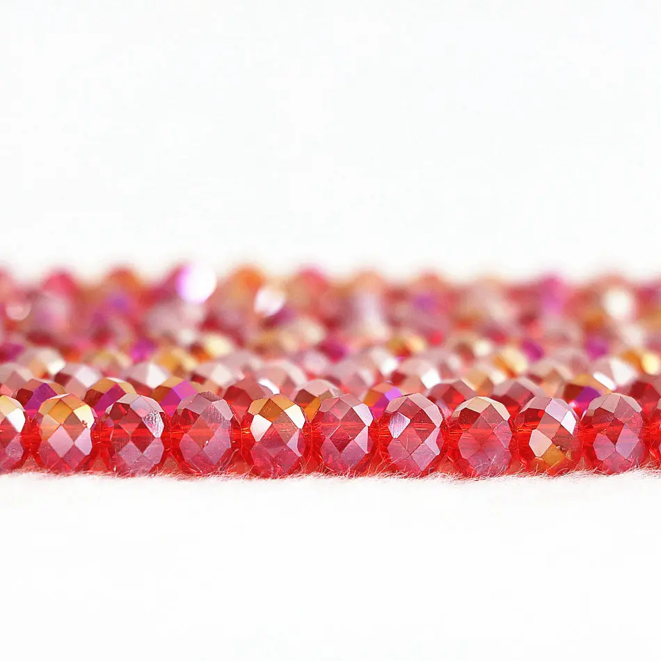 HOT dark red crystal glass AB color 3x4mm 4x6mm 5x8mm 8x10mm rondelle faceted loose beads 15"B688
HOT dark red crystal glass AB color 3x4mm 4x6mm 5x8mm 8x10mm rondelle faceted loose beads 15"B688