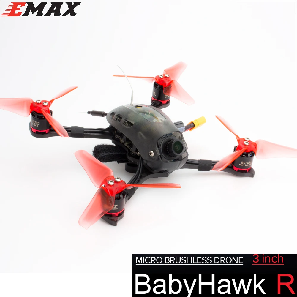 Emax Babyhawk-R Edition 136mm F3 Magnum Mini 5.8G FPV Racing Drone 3S/4S RC Quadcopter PNP / BNF Camera FPV Racing Drone
Emax Babyhawk-R Edition 136mm F3 Magnum Mini 5.8G FPV Racing Drone 3S/4S RC Quadcopter PNP / BNF Camera FPV Racing Drone