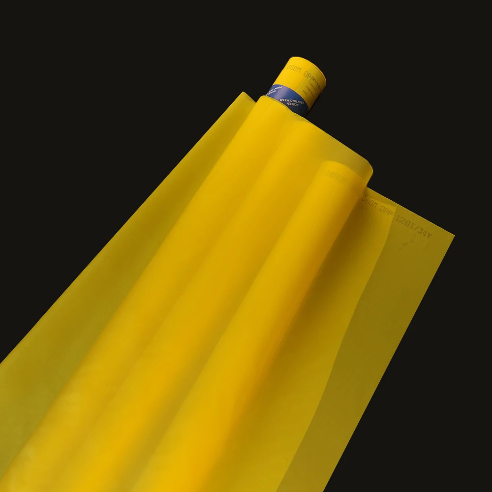 120T 300Mesh 31UM Yellow 1Meter 100% high precision CMC screen printing mesh yellow higher quality made in Canada
120T 300Mesh 31UM Yellow 1Meter 100% high precision CMC screen printing mesh yellow higher quality made in Canada