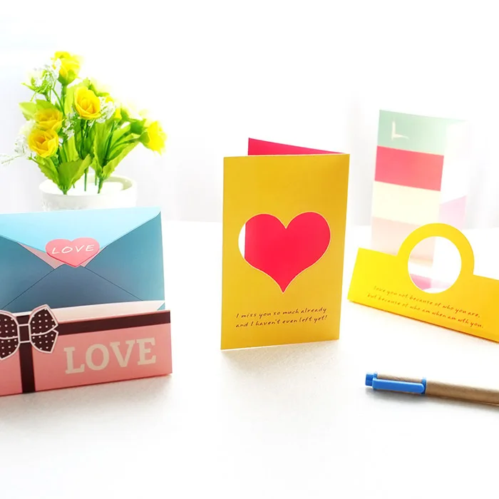 7pcs/lot Love Series 3 Folding Christmas/Valentine's Day Greeting Card Postcard Birthday Letter Envelope Gift Card stock
7pcs/lot Love Series 3 Folding Christmas/Valentine's Day Greeting Card Postcard Birthday Letter Envelope Gift Card stock