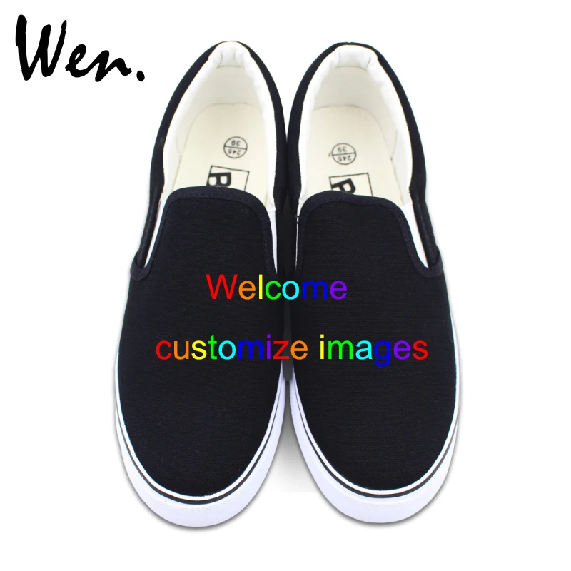 Wen Customize Black Slip On Hand Painted Canvas Shoes Offer Pictures You Like to Design Accept Bargain According to Complexity
Wen Customize Black Slip On Hand Painted Canvas Shoes Offer Pictures You Like to Design Accept Bargain According to Complexity