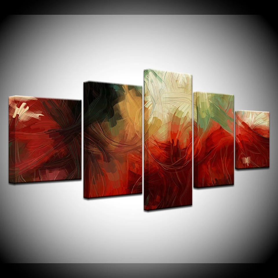 The abstract red and yellow 5 Piece Wallpapers Art Canvas Print modern Poster Modular art painting for Living Room Home Decor
The abstract red and yellow 5 Piece Wallpapers Art Canvas Print modern Poster Modular art painting for Living Room Home Decor