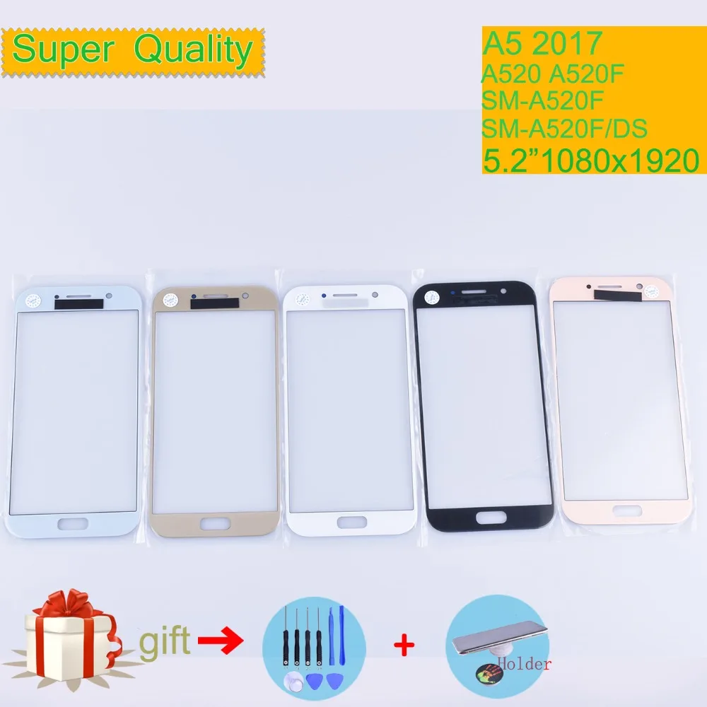 Для Samsung Galaxy A5 2017 A520 A520F сенсорный экран передняя стеклянная панель для внешнее