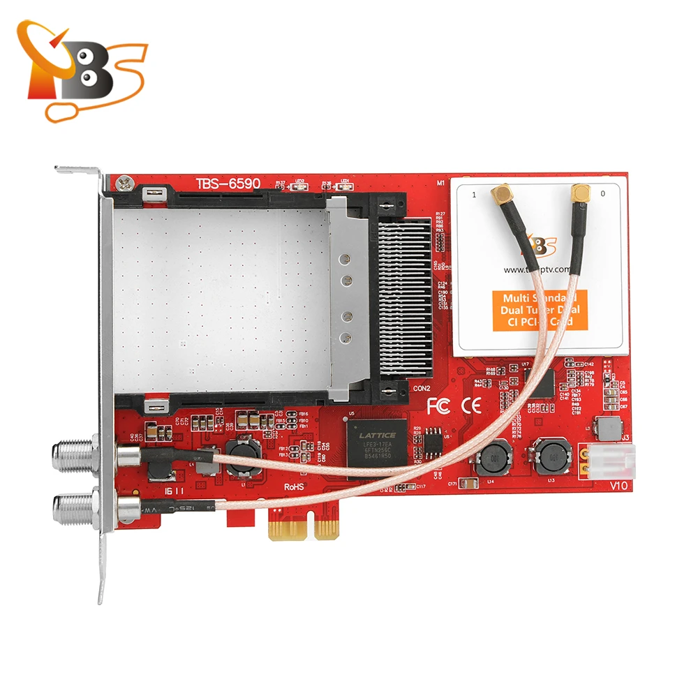 TBS6590 многостандартный двойной тюнер Dual CI PCI-e карта с поддержкой DVB-S2/S, DVB-T2/T,DVB-C2/C, DVB-S2X и ISDB-T
TBS6590 многостандартный двойной тюнер Dual CI PCI-e карта с поддержкой DVB-S2/S, DVB-T2/T,DVB-C2/C, DVB-S2X и ISDB-T