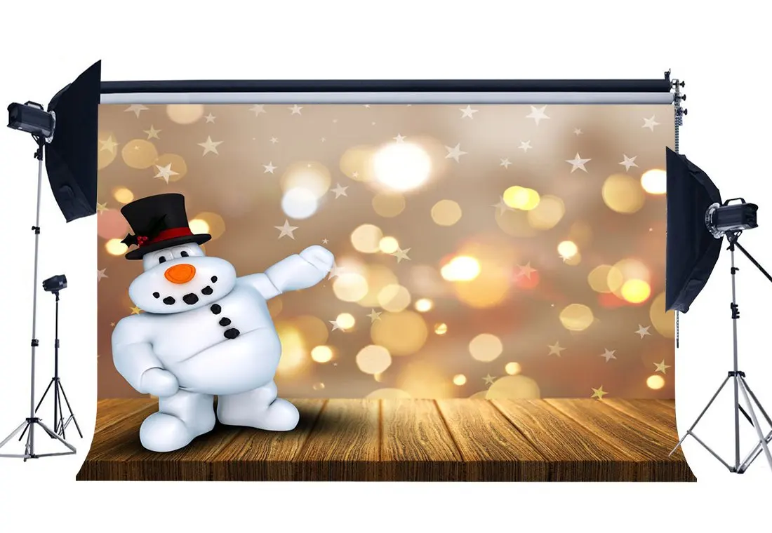 Photography Backdrop Xmas Bokeh Halos Glitter Sequins Snowman Vintage Wood Floor Seamless Merry Christmas Backdrops
Photography Backdrop Xmas Bokeh Halos Glitter Sequins Snowman Vintage Wood Floor Seamless Merry Christmas Backdrops