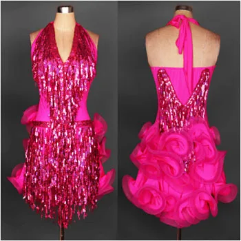 Children Latin dance costume senior sexy Deep V belt sequins tassel latin dance dress for child latin dance competition dresses
Children Latin dance costume senior sexy Deep V belt sequins tassel latin dance dress for child latin dance competition dresses