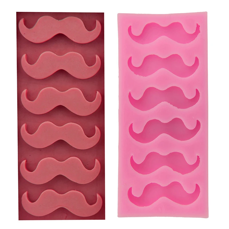Beard Mustache Cookie Silicone Fondant Mold Sugar Craft Cake Decorating Tool Christmas | Дом и сад