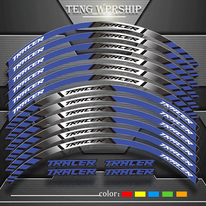 12 X Thick Edge Outer Rim Sticker Stripe Wheel Decals for YAMAHA TRACER 700 900 850 MT07 MT09 MT-07 MT-09
12 X Thick Edge Outer Rim Sticker Stripe Wheel Decals for YAMAHA TRACER 700 900 850 MT07 MT09 MT-07 MT-09