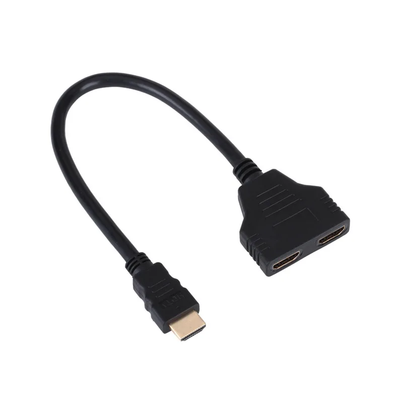 1080P HDMI port male to 2 female 1 in 2 out splitter cable adapter converter 1.4V 30CM converter new
1080P HDMI port male to 2 female 1 in 2 out splitter cable adapter converter 1.4V 30CM converter new