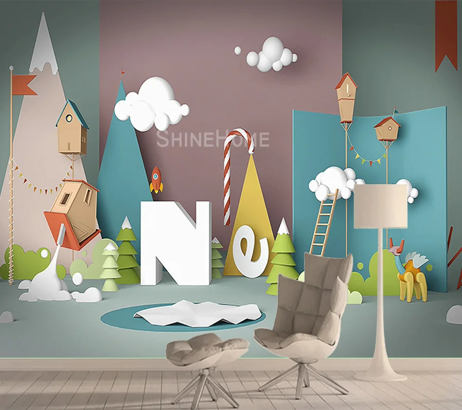 Cartoon House Mural Wallpaper 3d Wallpapers for Living Room Kids Wall Papers Home Decor Paper Bedroom Peel and Stick Wallpaper
Cartoon House Mural Wallpaper 3d Wallpapers for Living Room Kids Wall Papers Home Decor Paper Bedroom Peel and Stick Wallpaper