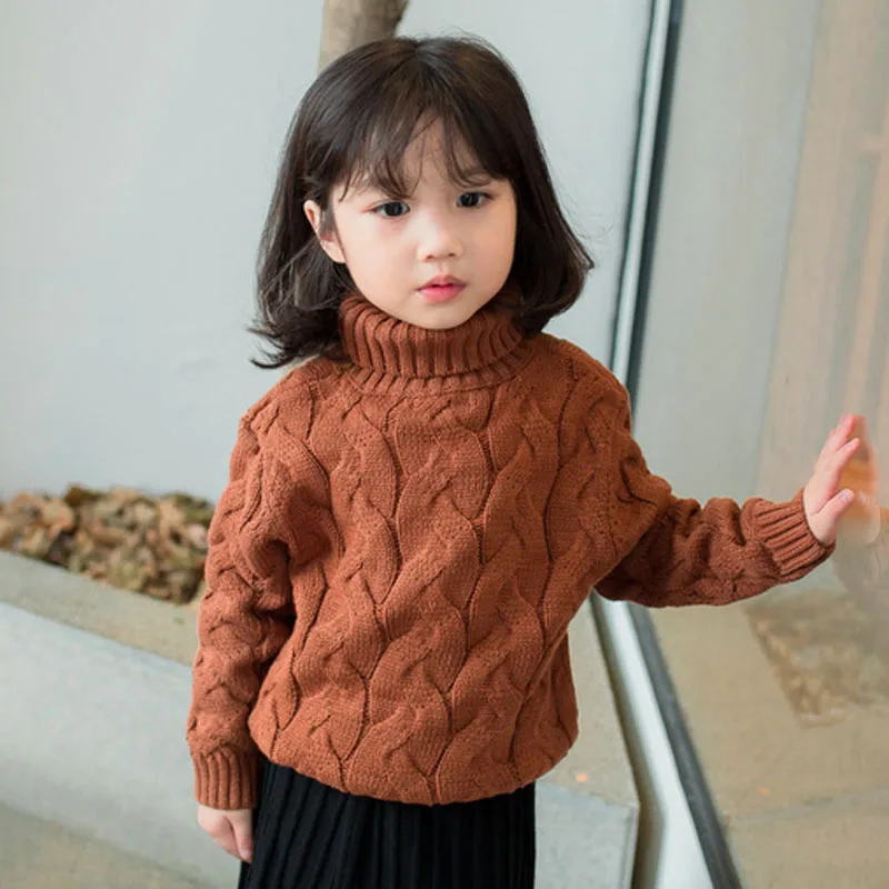 2019 Autumn&Winter Baby Girls Sweater Solid Color Turtleneck Knitted Pullover Vintage Warm Kids Tops 2-7year BC711
2019 Autumn&Winter Baby Girls Sweater Solid Color Turtleneck Knitted Pullover Vintage Warm Kids Tops 2-7year BC711