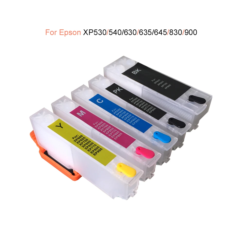 T33 T33XL Refill Ink Cartridge 5PCS T3351 T3361 -T3364 For Epson XP530 900 830 645 635 630 540 With Autoreset Chip High Quality
T33 T33XL Refill Ink Cartridge 5PCS T3351 T3361 -T3364 For Epson XP530 900 830 645 635 630 540 With Autoreset Chip High Quality