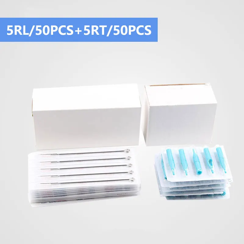 (5RL+5RT) 50 PCS Disposable Sterile Tattoo Needle+50PCS Blue Disposable Tattoo tips Free shipping tattoo needle product
(5RL+5RT) 50 PCS Disposable Sterile Tattoo Needle+50PCS Blue Disposable Tattoo tips Free shipping tattoo needle product