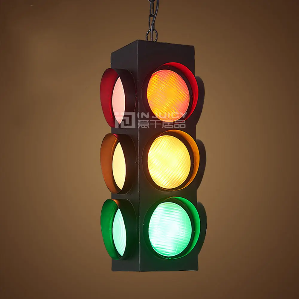 Nordic Retro Industrial Coffee Decor Traffic Light Loft Lamp Fixtures DropLight Pendant Lamp
Nordic Retro Industrial Coffee Decor Traffic Light Loft Lamp Fixtures DropLight Pendant Lamp
