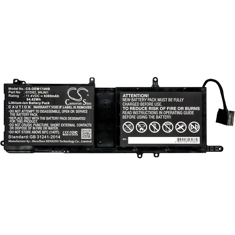 Cameron Sino 8300mAh Battery For DELL Alienware 15 R3,Alienware 17 R4,ALW17C-D1748 Notebook
Cameron Sino 8300mAh Battery For DELL Alienware 15 R3,Alienware 17 R4,ALW17C-D1748 Notebook