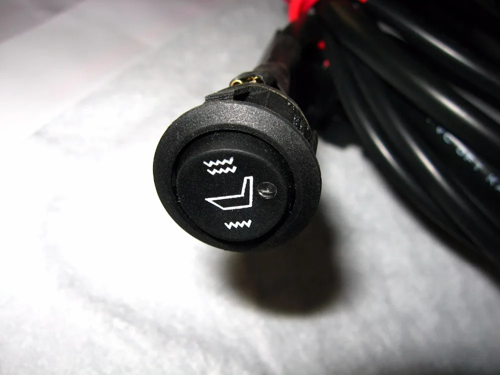 12V Universal Motorcycle ATV UTV E-BIKE round switch Carbon Fiber Seat Heater heated pad
12V Universal Motorcycle ATV UTV E-BIKE round switch Carbon Fiber Seat Heater heated pad