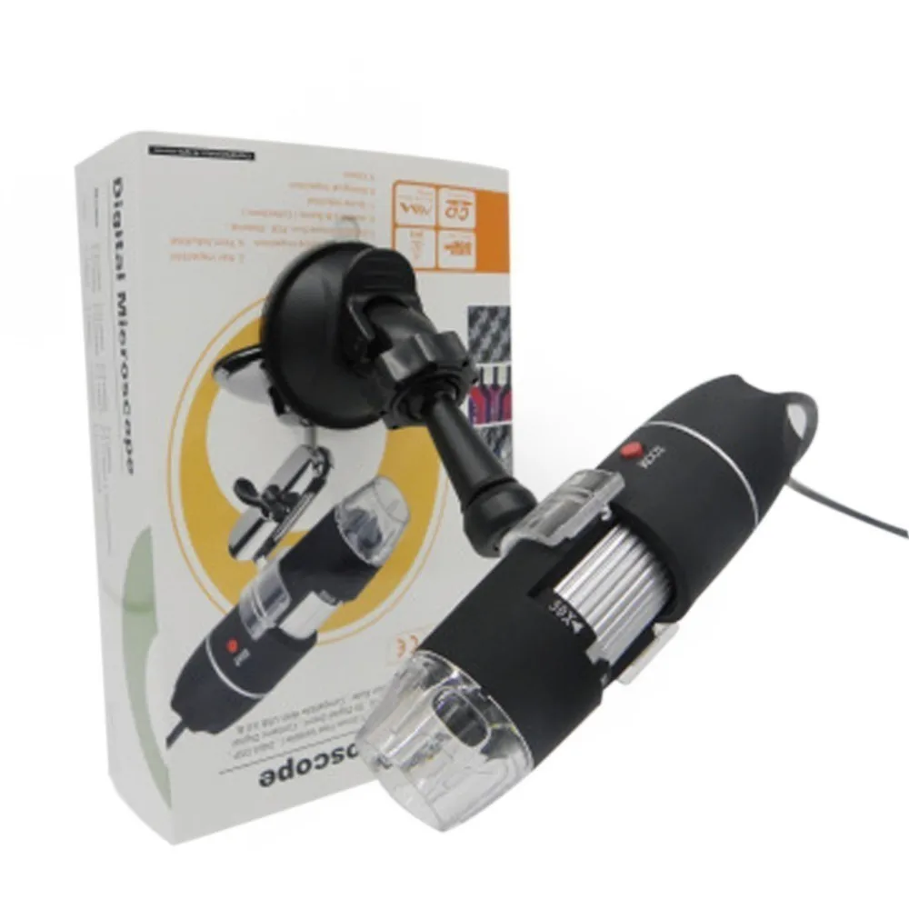Portable Microscope 500X 1000X 1600X 8 LED Digital USB Microscopio Magnifier Electronic Stereo Endoscope Camera | Инструменты