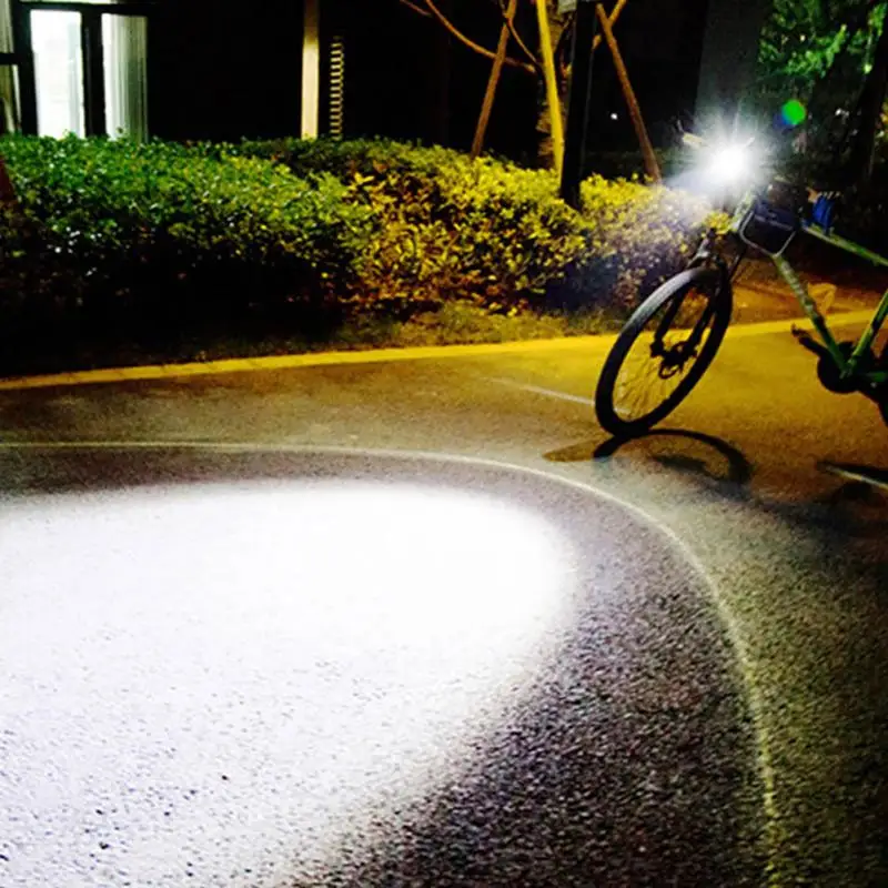 Мини USB Перезаряжаемый супер яркий фонарик Водонепроницаемая велосипедная лампа