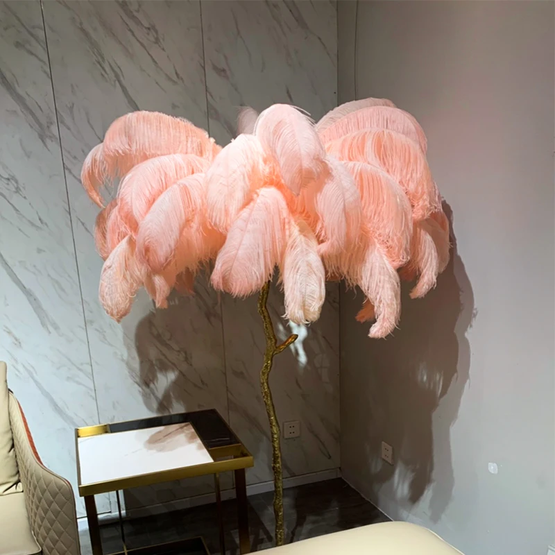 Feather Floor Lamps Feather Lampshade Standing Lamp Home Lighting for Living Room Bedroom Modern Copper Decoration Indoor Study
Feather Floor Lamps Feather Lampshade Standing Lamp Home Lighting for Living Room Bedroom Modern Copper Decoration Indoor Study