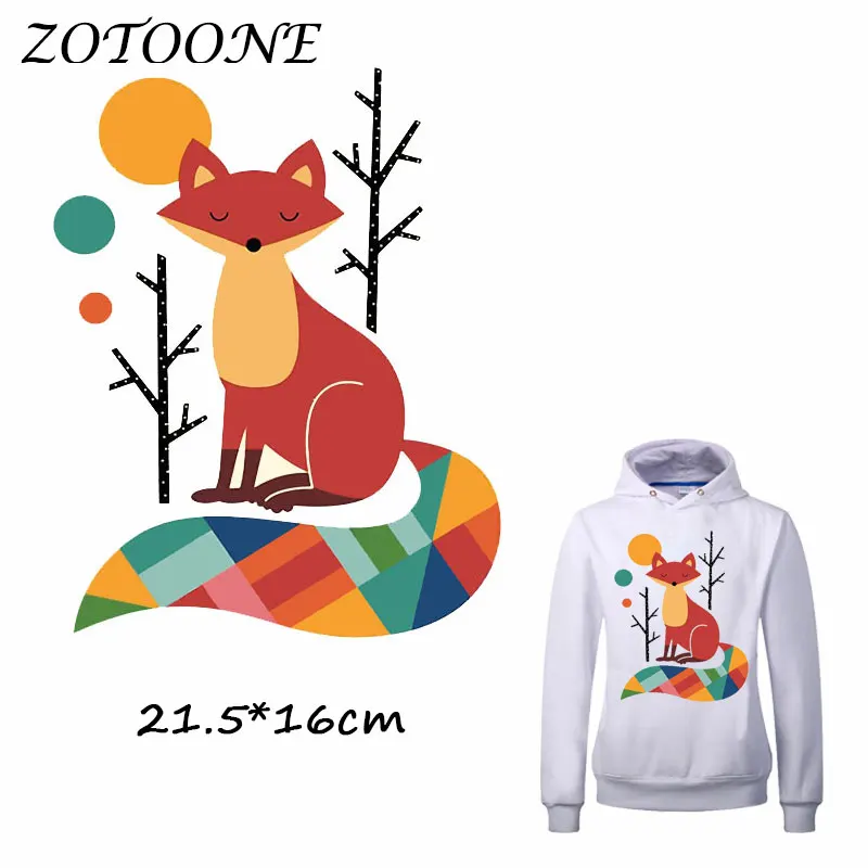ZOTOONE Iron on Patches for Clothes Heat Transfer Colorful Fox Patch Washable T Shirt Stickers for DIY Accessory Applique Kids C
ZOTOONE Iron on Patches for Clothes Heat Transfer Colorful Fox Patch Washable T Shirt Stickers for DIY Accessory Applique Kids C