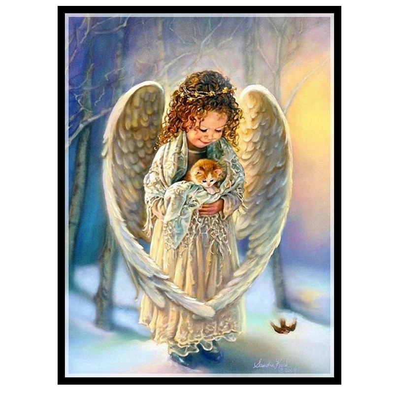 Needlework DIY DMC 14CT unprinted Cross stitch kits For Embroidery Winter Angel Counted Cross-Stitching embroidered
Needlework DIY DMC 14CT unprinted Cross stitch kits For Embroidery Winter Angel Counted Cross-Stitching embroidered