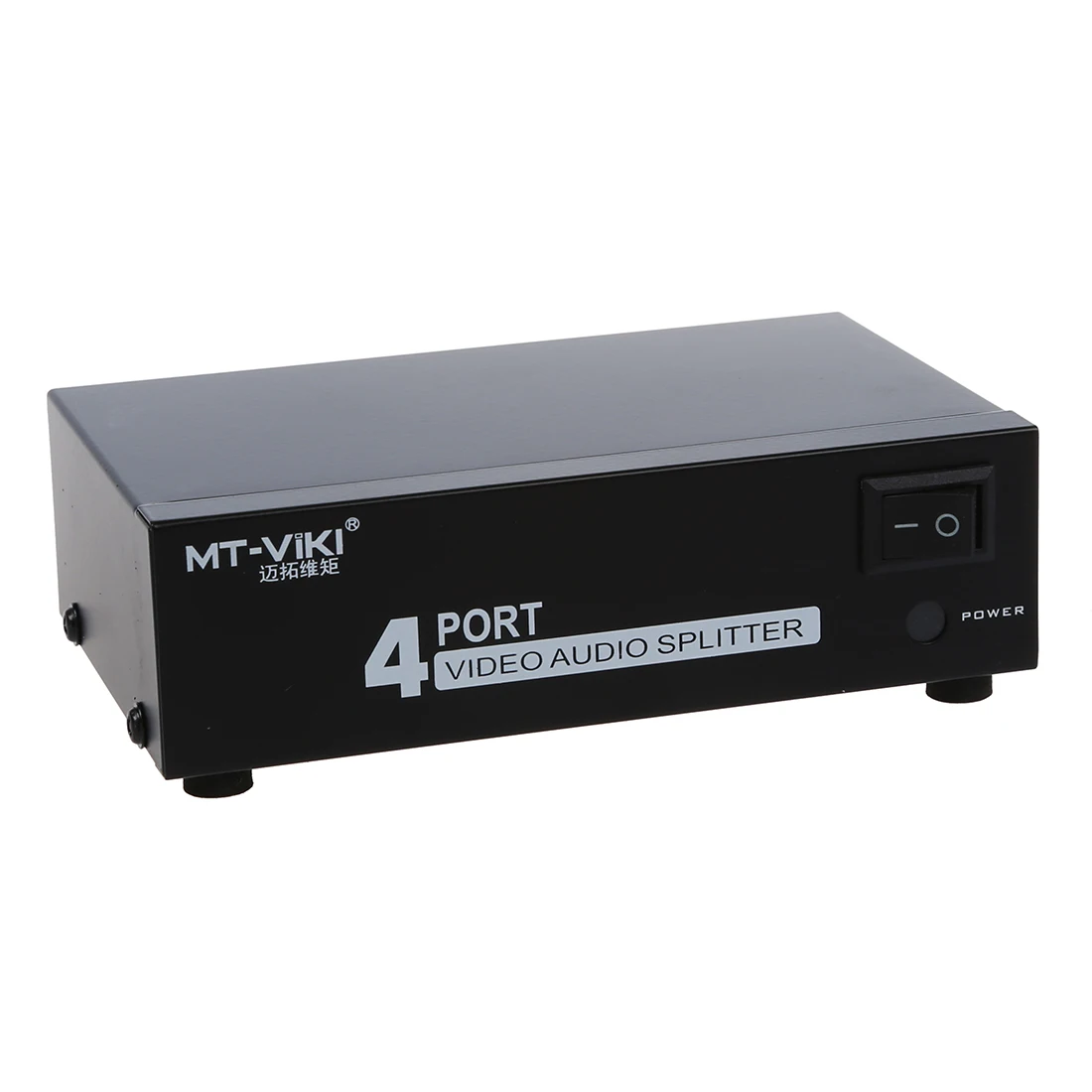 4 портовый 1 дюймовый канальный RCA AV аудио видео ТВ приставка HDTV DVD сплиттер