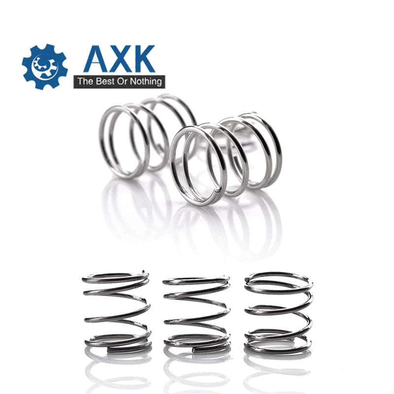 50pcs/Lot 0.9*8*10-50 Small Coil Compression Spring,Stainless Steel Springs,Small Spot Micro Compression Spring For 3D Printer
50pcs/Lot 0.9*8*10-50 Small Coil Compression Spring,Stainless Steel Springs,Small Spot Micro Compression Spring For 3D Printer