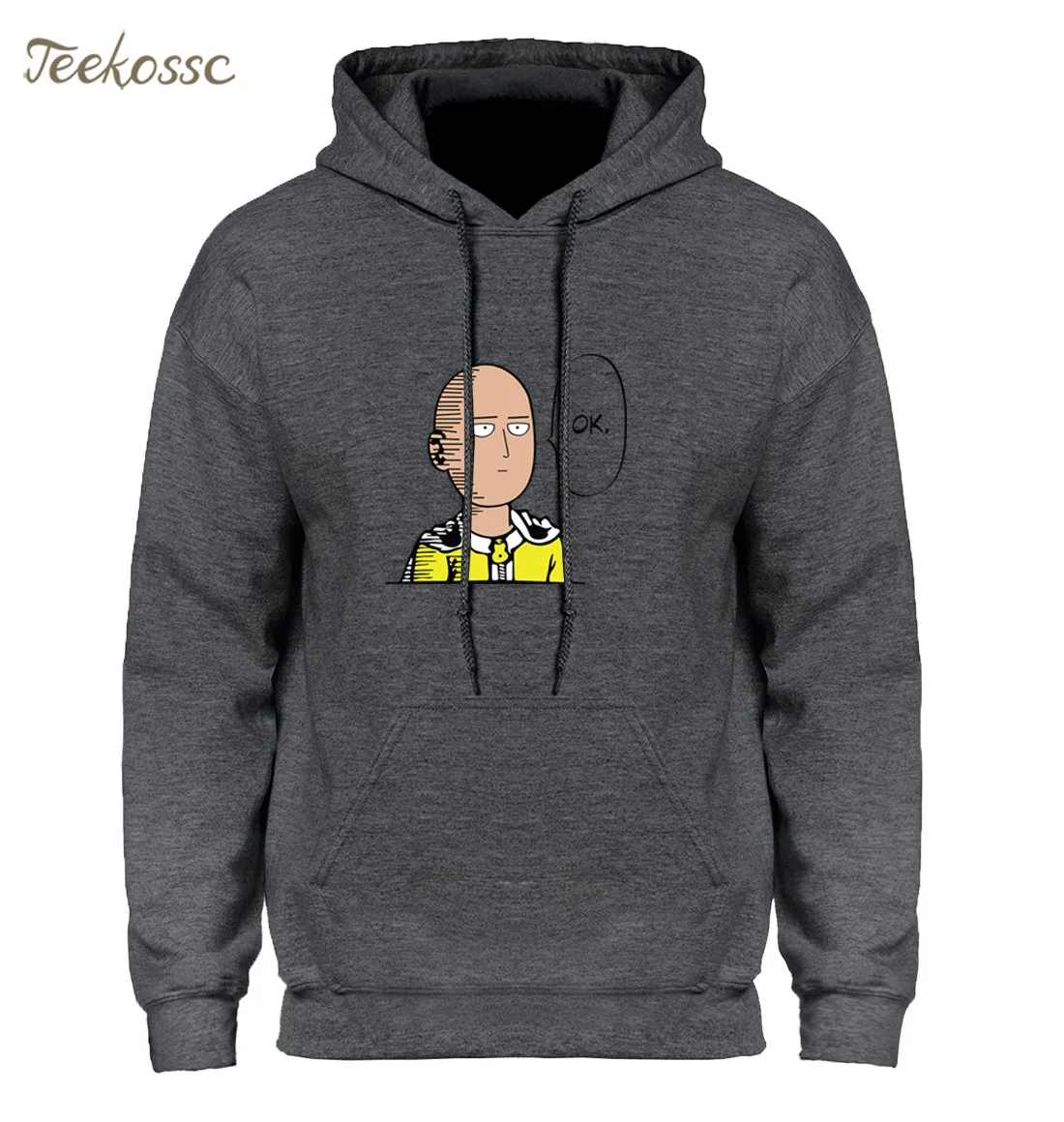 One Punch Man Толстовка для мужчин герой Сайтама толстовки Oppai 2021 сезон осень зима