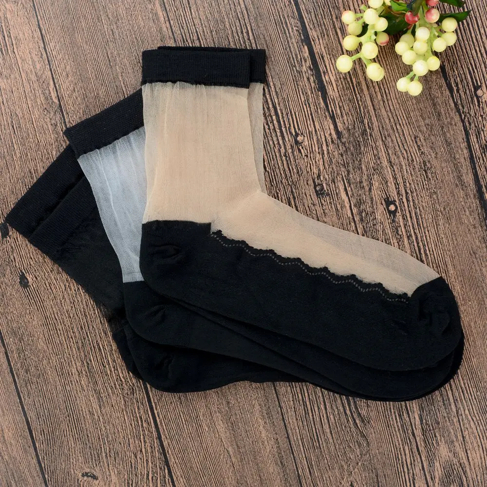 1 Pairs Lace Socks Women Ankle Sock Soft Comfy Sheer Silk Elastic Mesh Knit Frill Trim Transparent Ankle Socks Short New
1 Pairs Lace Socks Women Ankle Sock Soft Comfy Sheer Silk Elastic Mesh Knit Frill Trim Transparent Ankle Socks Short New