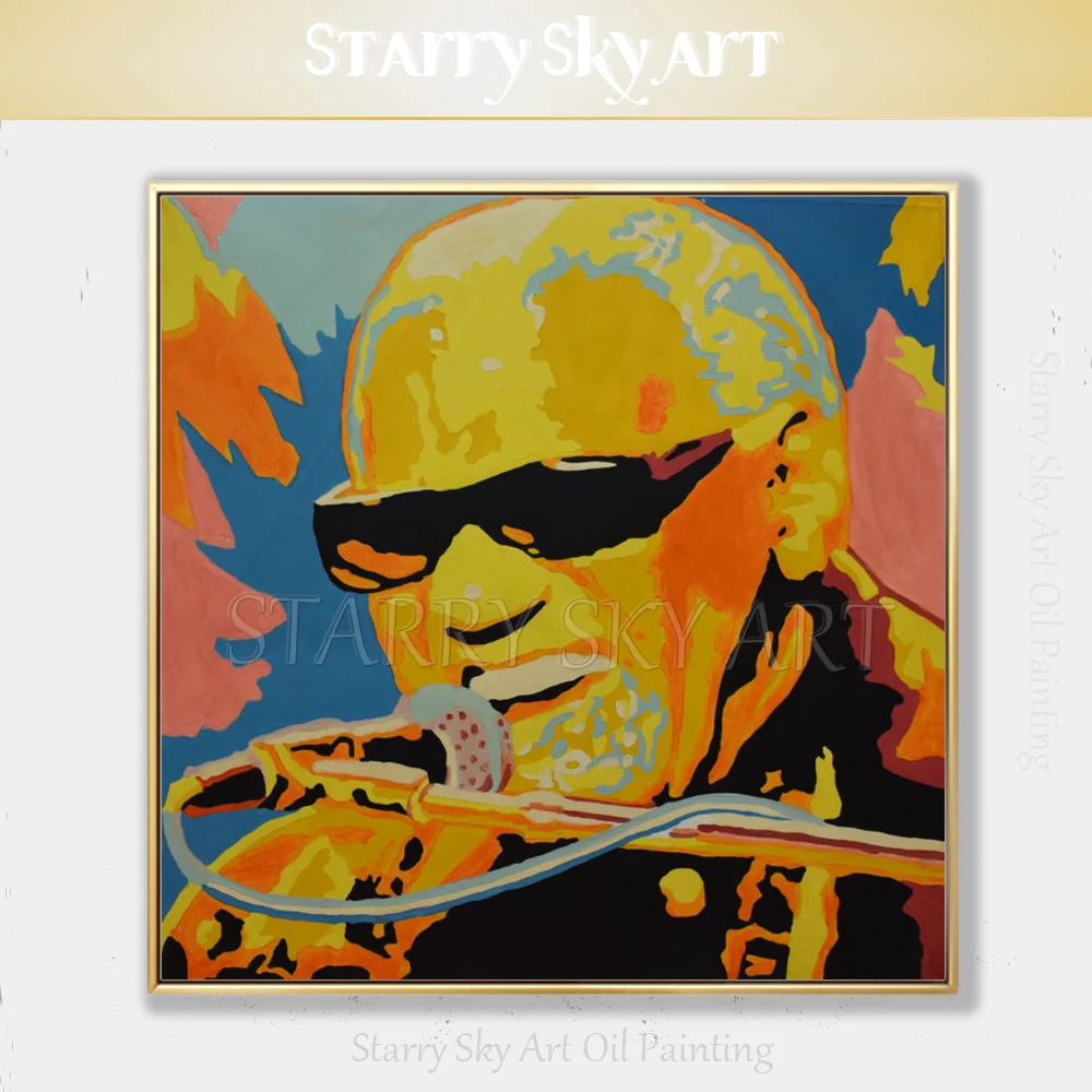 Artist Hand-painted Impressionist Abstract Singer Oil Painting on Canvas Handmade Musician Sing Song Oil Painting for Wall Decor
Artist Hand-painted Impressionist Abstract Singer Oil Painting on Canvas Handmade Musician Sing Song Oil Painting for Wall Decor